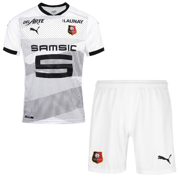 Camiseta Stade Rennais Segunda equipo Niños 2020-21 Blanco